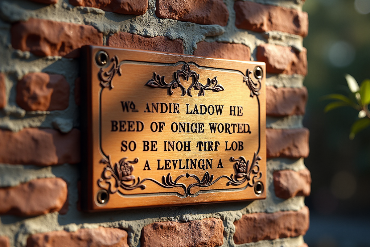 plaque commémorative